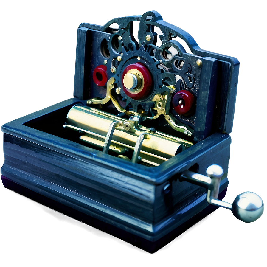 Hand Crank Music Box Png 80