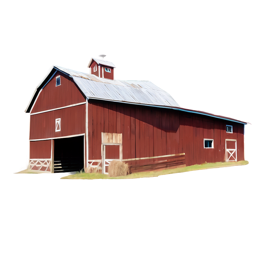 Hand Drawn Barn Sketch Png 56