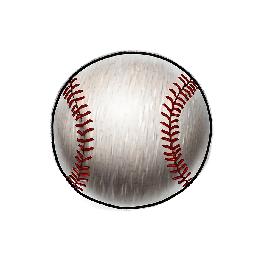 Hand-drawn Baseball Seams Png 84