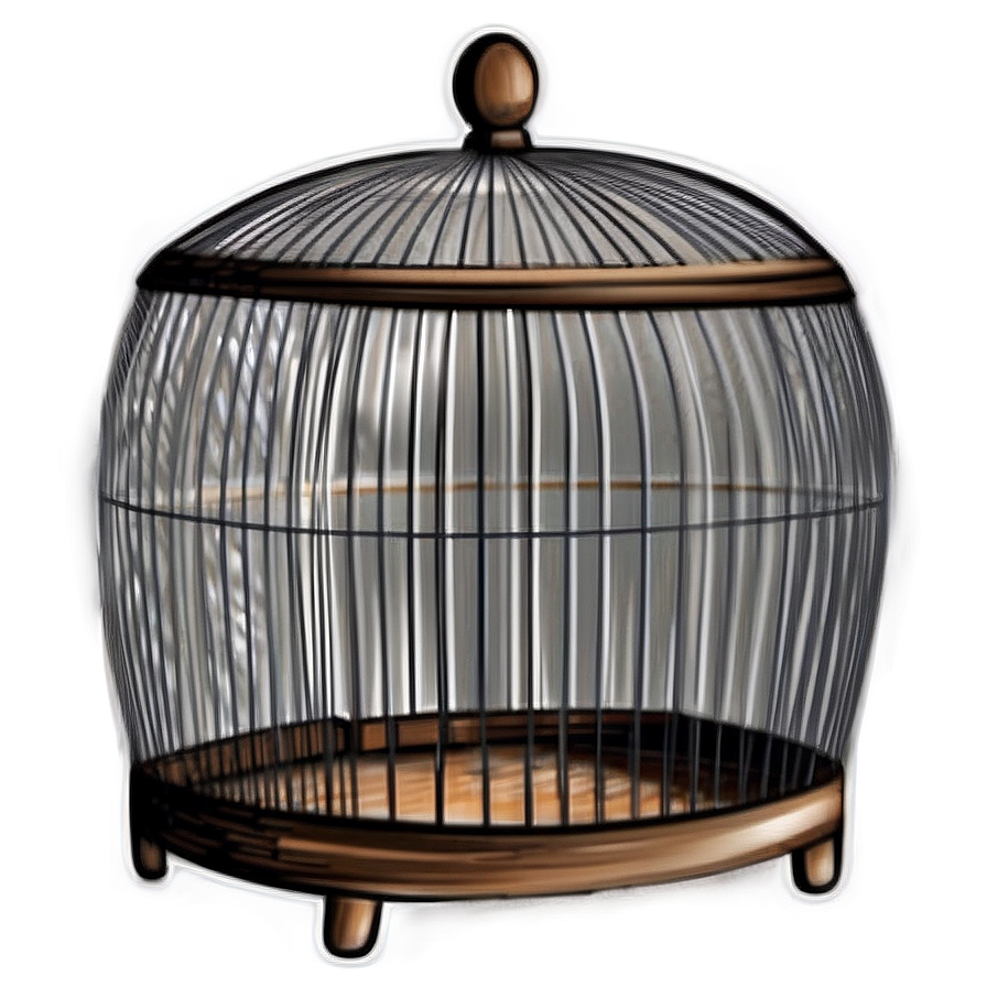 Hand Drawn Bird Cage Png Giq