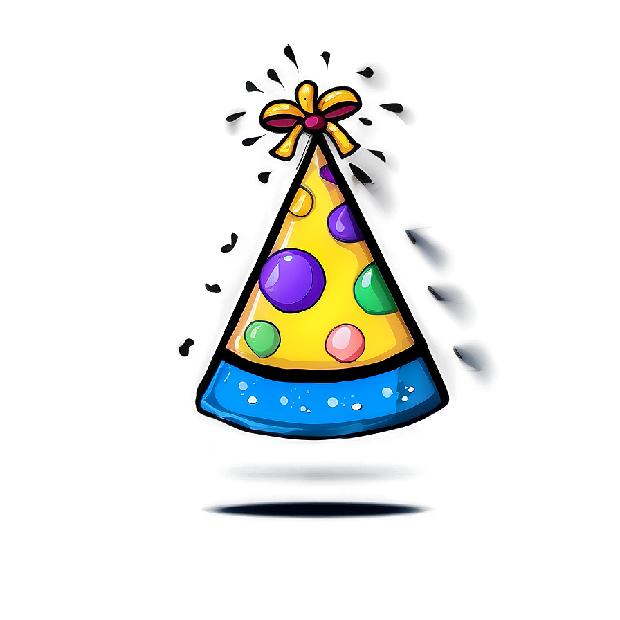 Hand Drawn Birthday Hat Png Uye