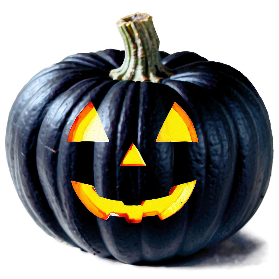 Hand-drawn Black Pumpkin Png Jel