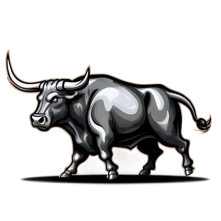 Hand Drawn Bull Sketch Png 53