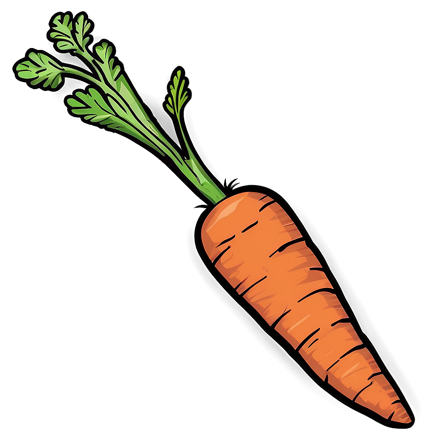 Hand Drawn Carrot Png Owj