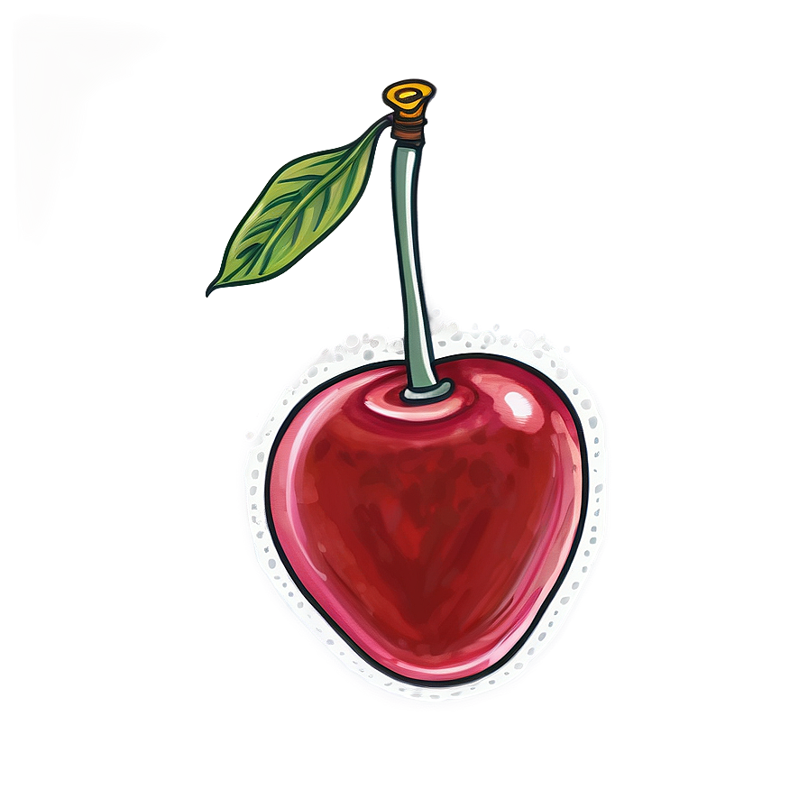 Hand-drawn Cherry Bomb Png Bbh4