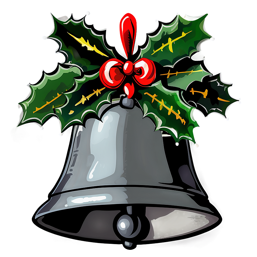 Hand Drawn Christmas Bells Png 18