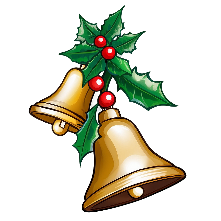 Hand Drawn Christmas Bells Png Erl6