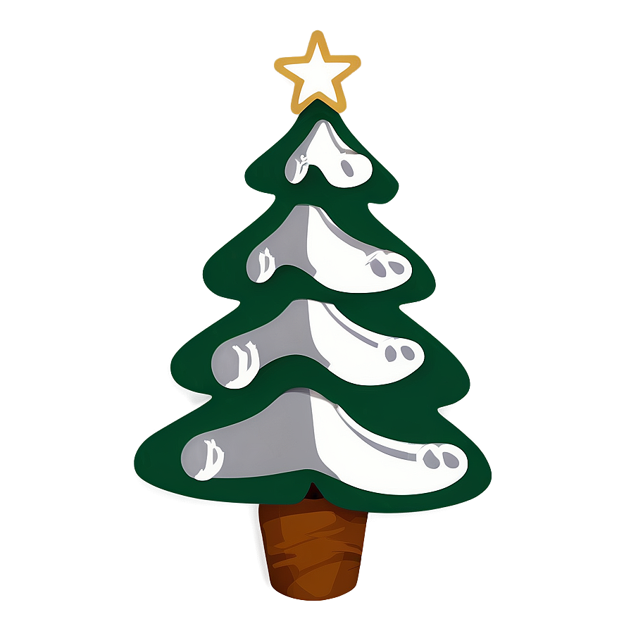 Hand Drawn Christmas Tree Png Pil80