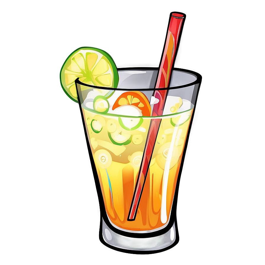 Hand Drawn Cocktail Glass Png 90