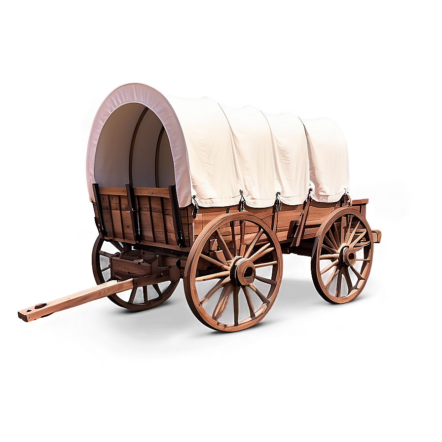 Hand-drawn Covered Wagon Png 84