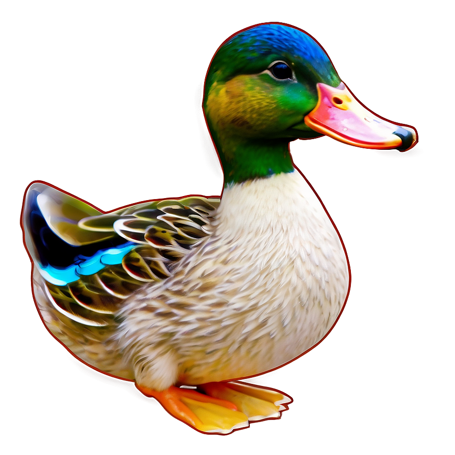 Hand Drawn Duck Sketch Png 46