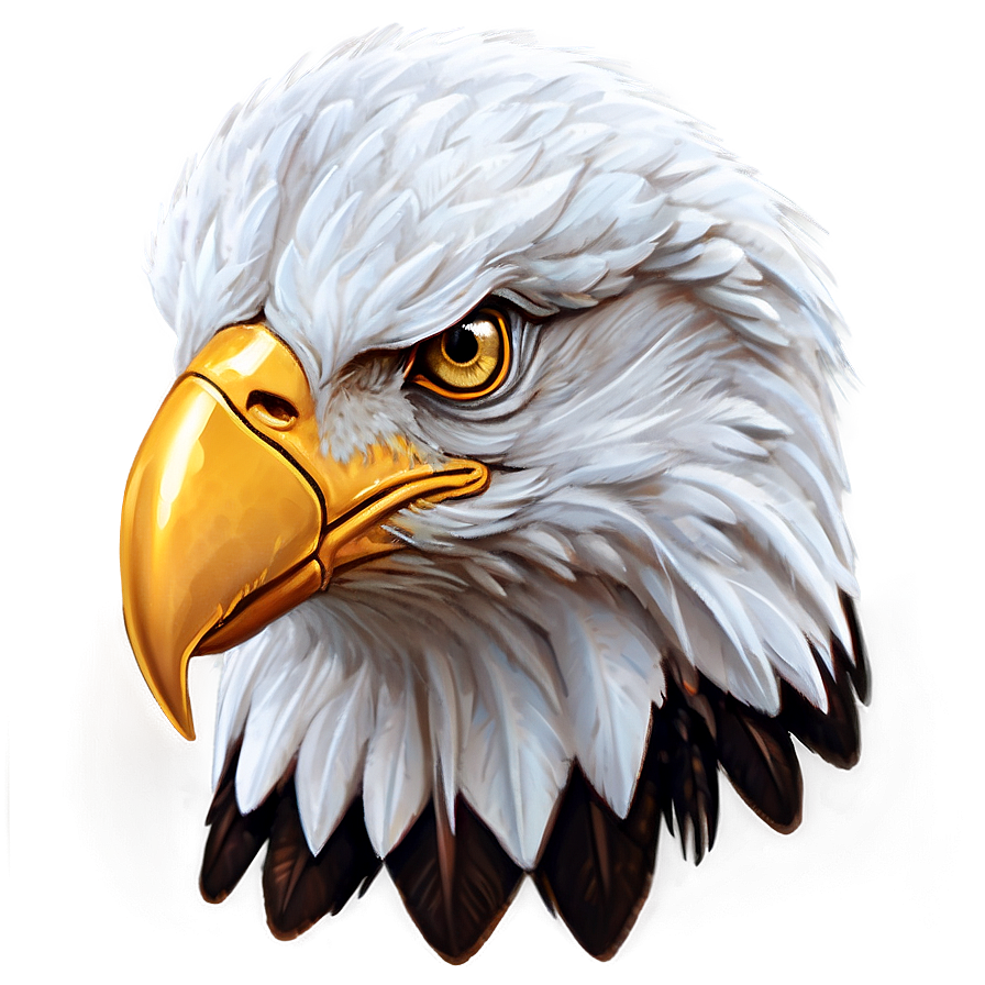 Hand-drawn Eagle Head Png 88