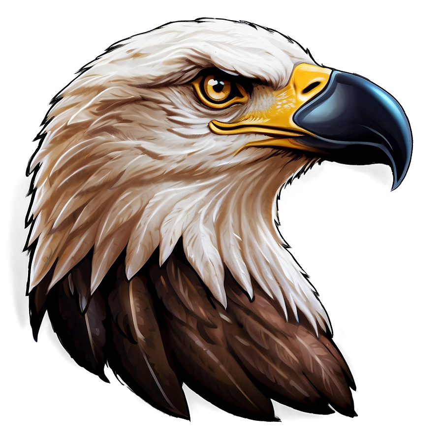 Hand-drawn Eagle Head Png Nkh