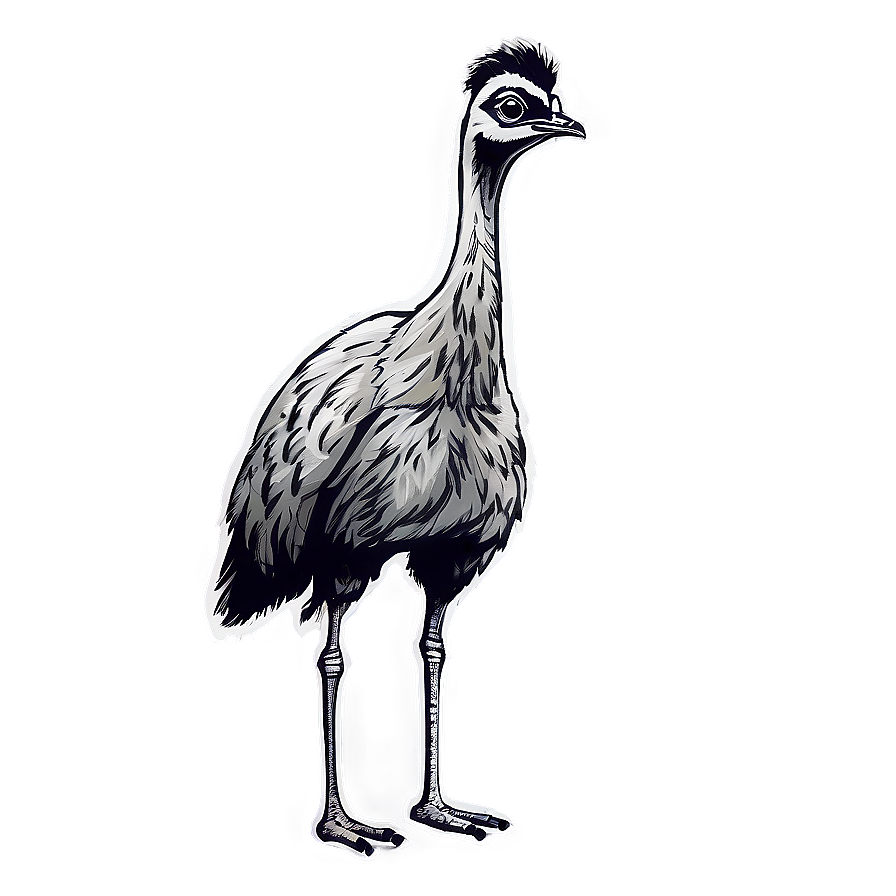 Hand Drawn Emu Png 98