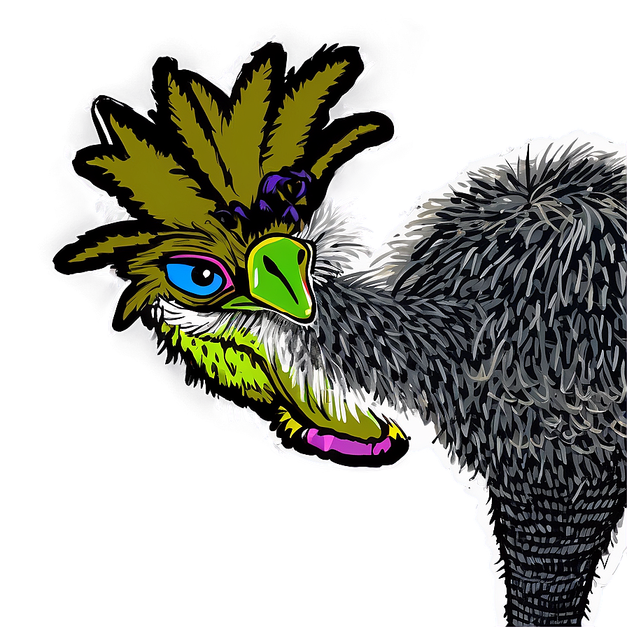 Hand Drawn Emu Png Xob79