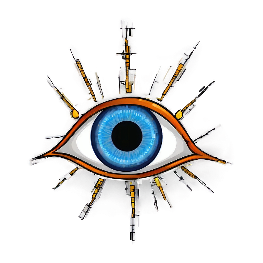 Hand-drawn Evil Eye Png Sns