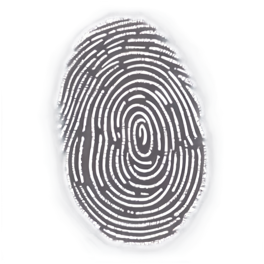 Hand-drawn Fingerprint Sketch Png Muy61