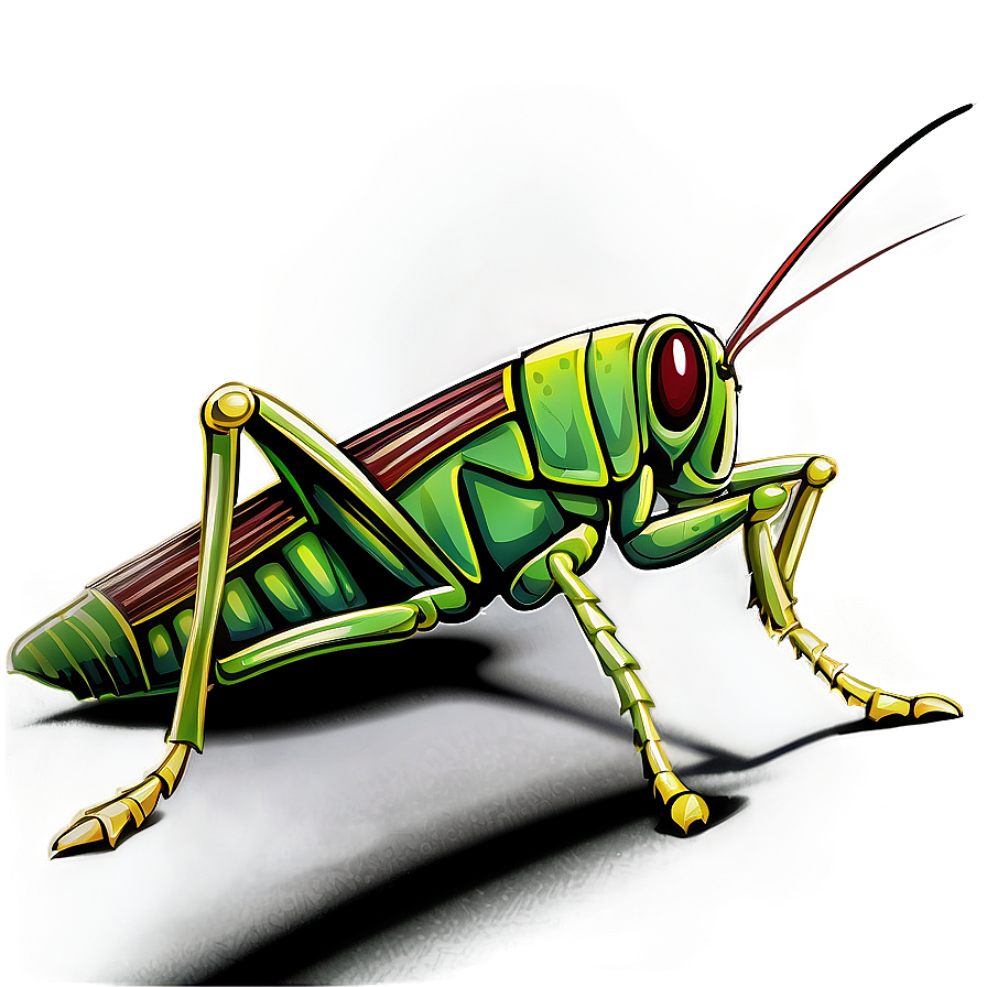 Hand Drawn Grasshopper Png 55