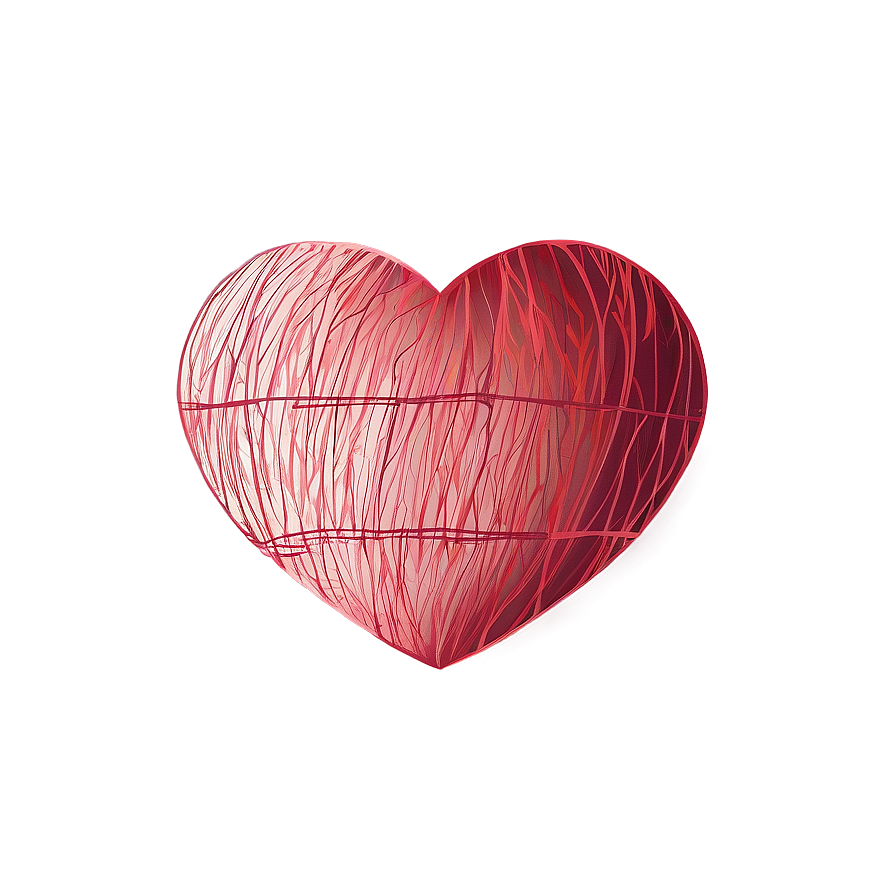 Hand-drawn Heart Clipart Png 05252024