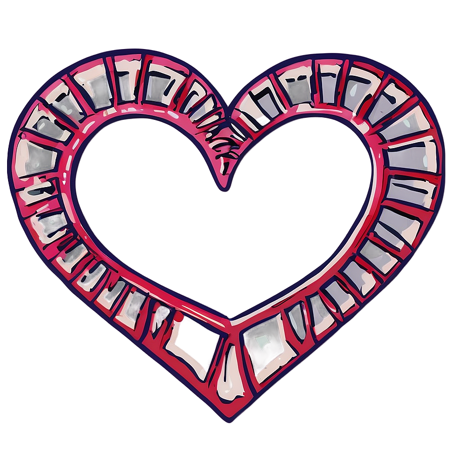 Hand Drawn Heart Outline Png Mgq