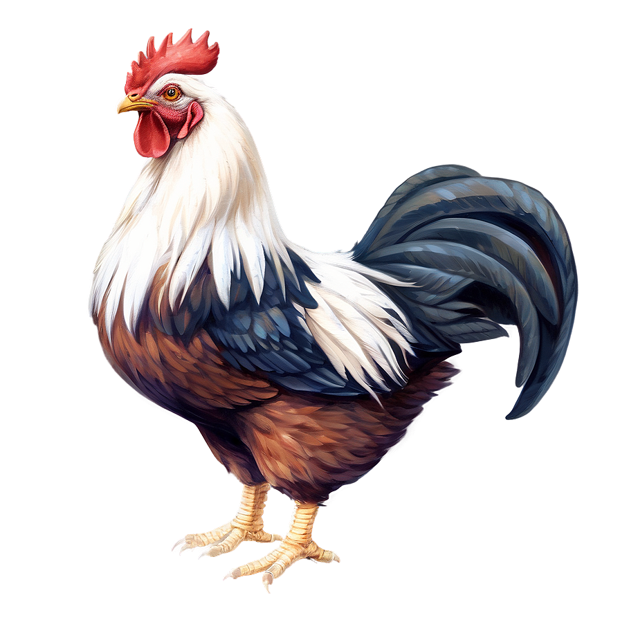 Hand-drawn Hen Sketch Png 82