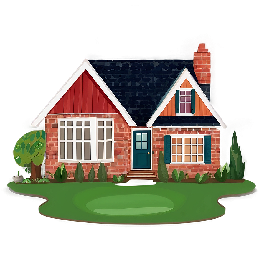 Hand-drawn Home Illustration Png Mhj