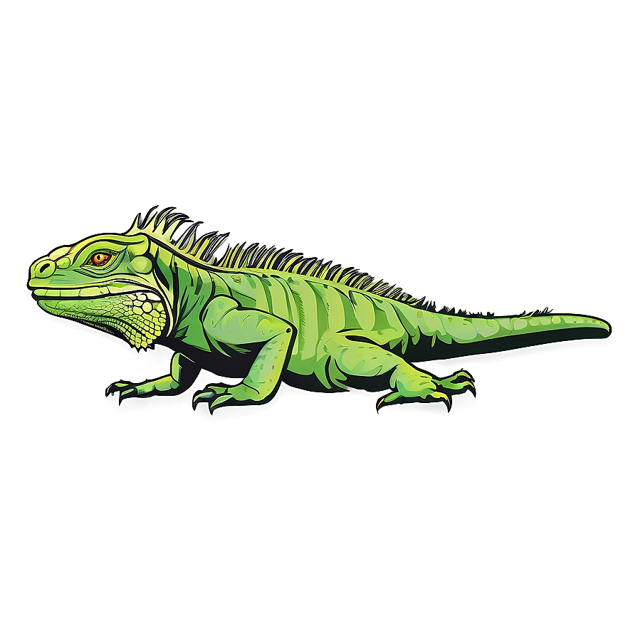 Hand Drawn Iguana Png Vvm