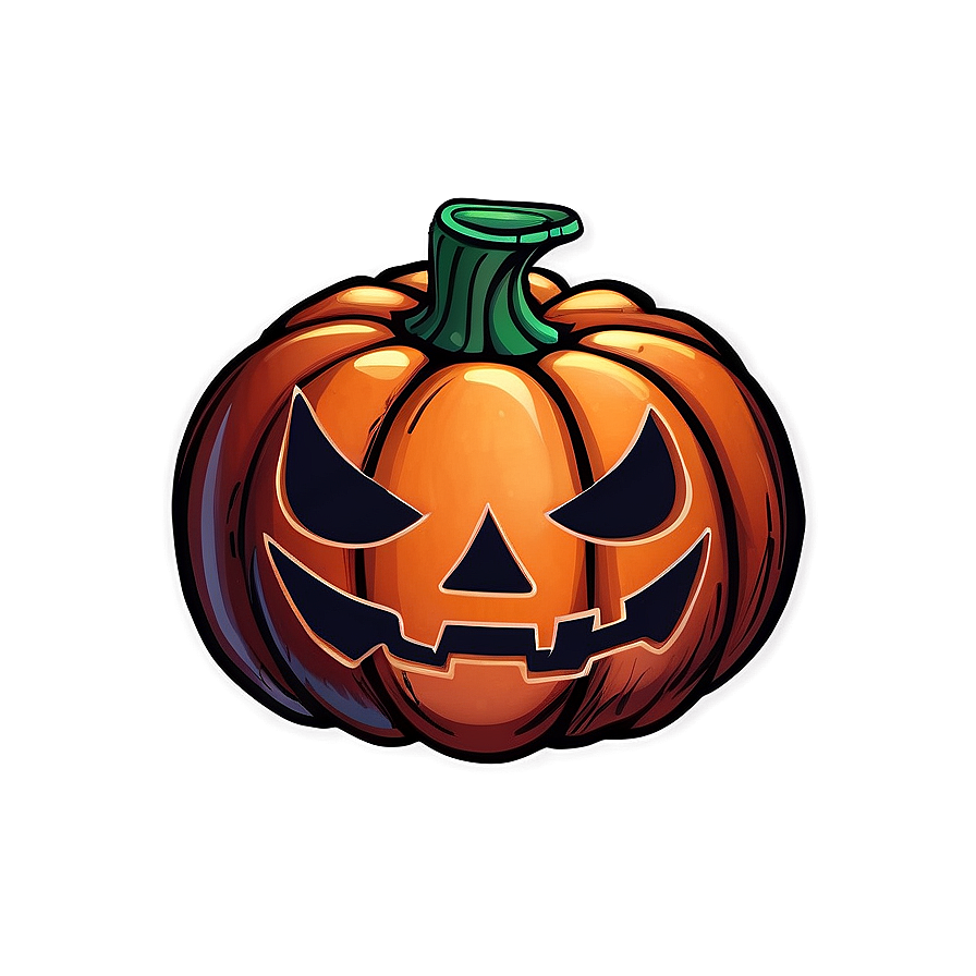 Hand Drawn Jack O Lantern Png 38