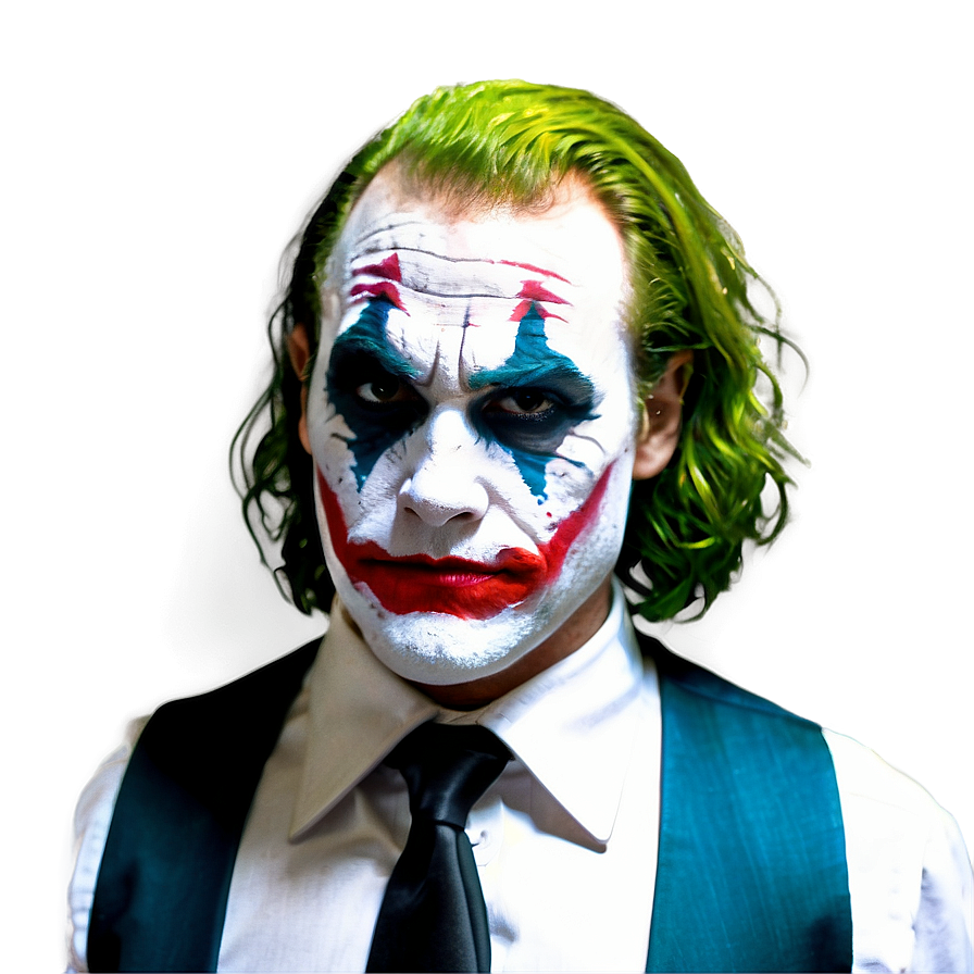 Hand-drawn Joker Makeup Png 83