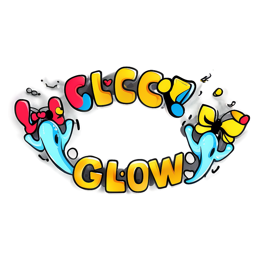 Hand-drawn Lets Glow Crazy Doodle Png Ous83