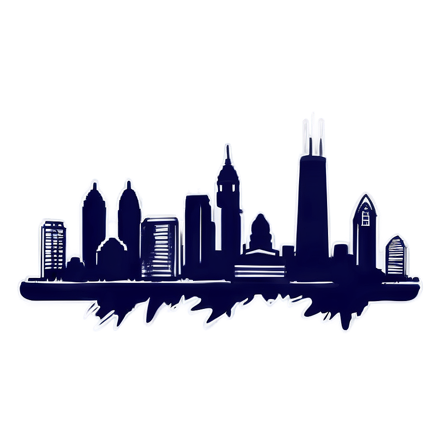 Hand-drawn Philadelphia Skyline Png 76