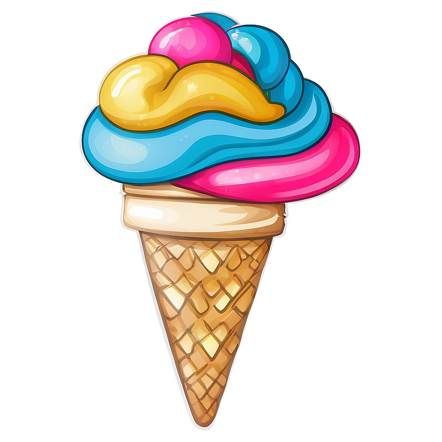 Hand Drawn Pop Ice Cream Png Jpy4