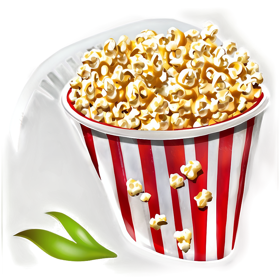 Hand Drawn Popcorn Kernel Png 13