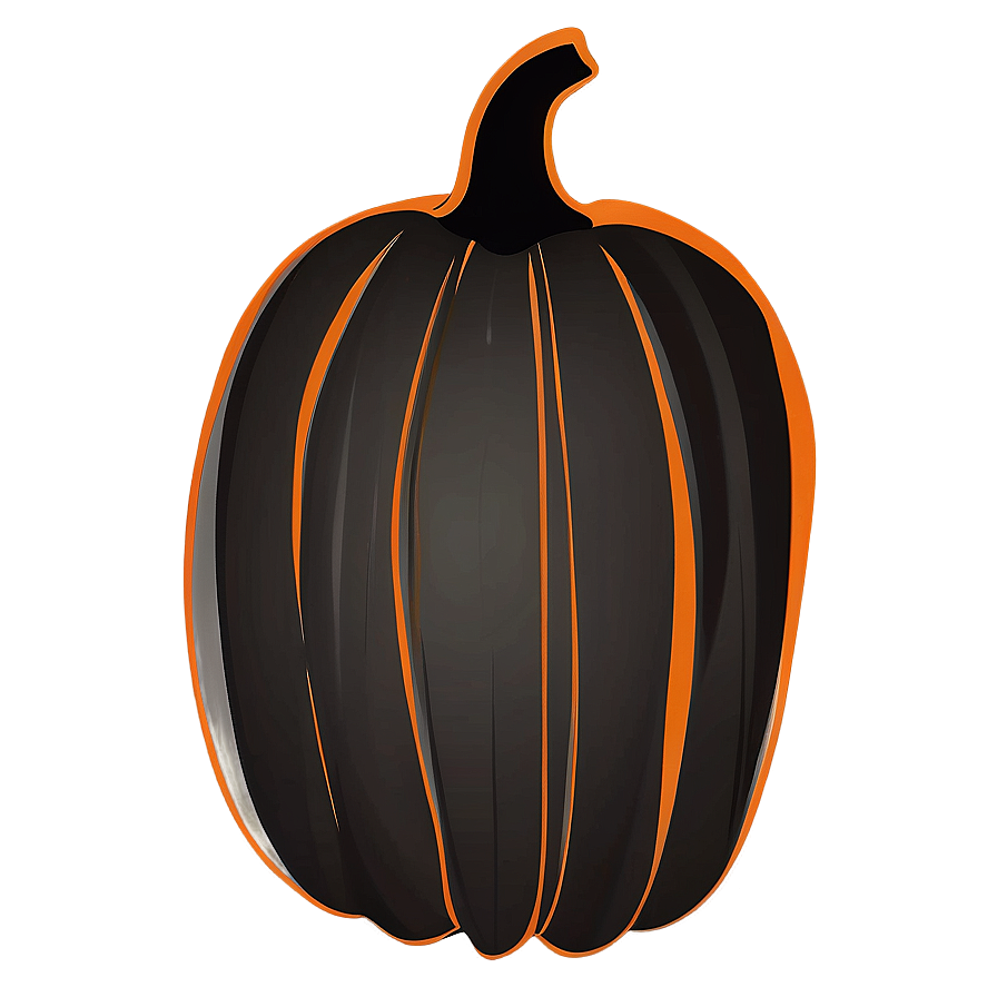 Hand-drawn Pumpkin Silhouette Png 26