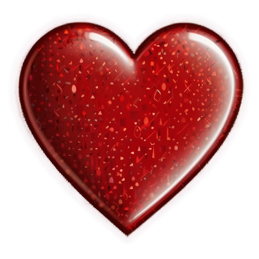 Hand Drawn Red Heart Emoji Png Hex61