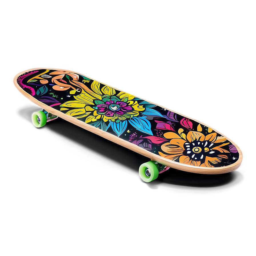 Hand-drawn Skate Deck Png Vxq1