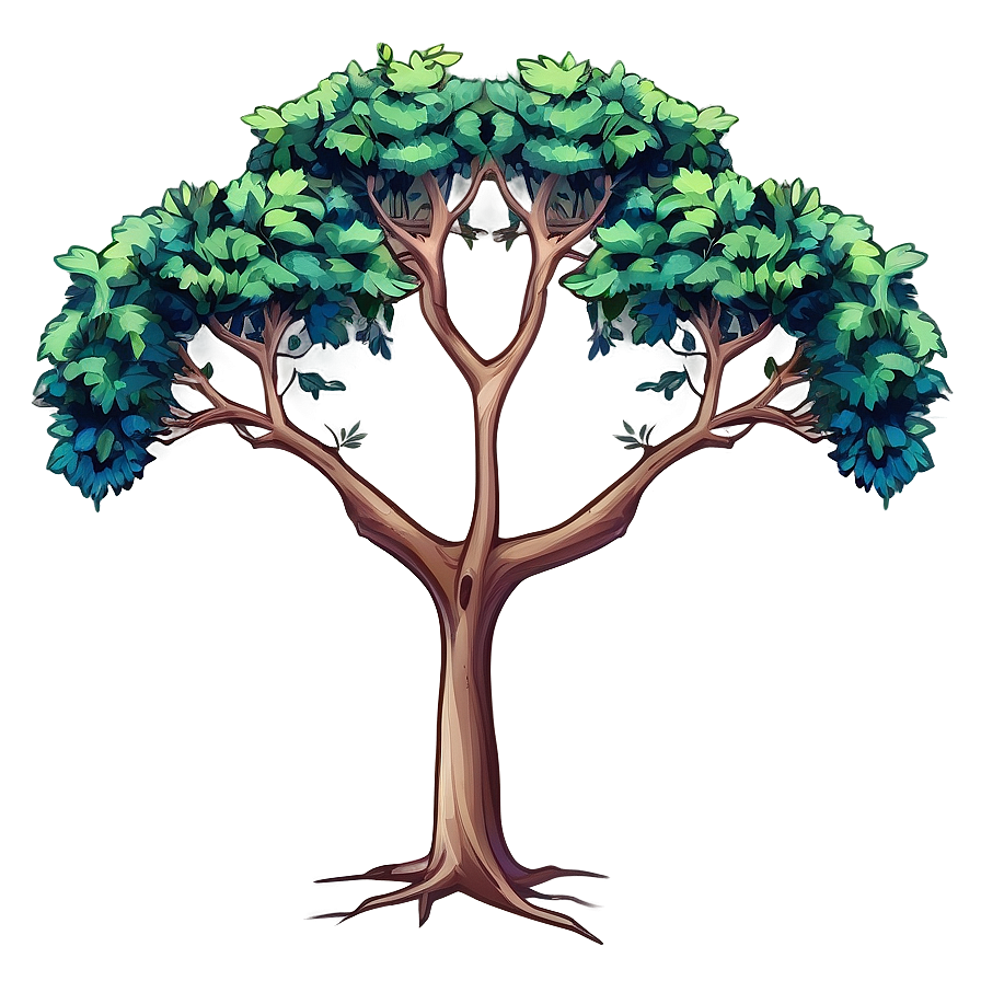 Hand Drawn Small Tree Png Efp18