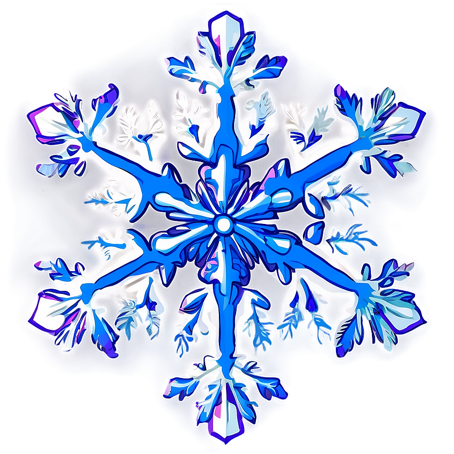 Hand-drawn Snowflake Artwork Png Brn63