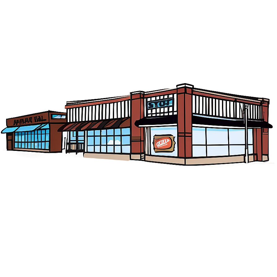 Hand Drawn Store Sketch Png Pyf74