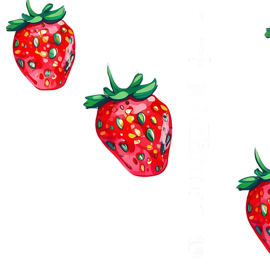 Hand Drawn Strawberry Png 05042024