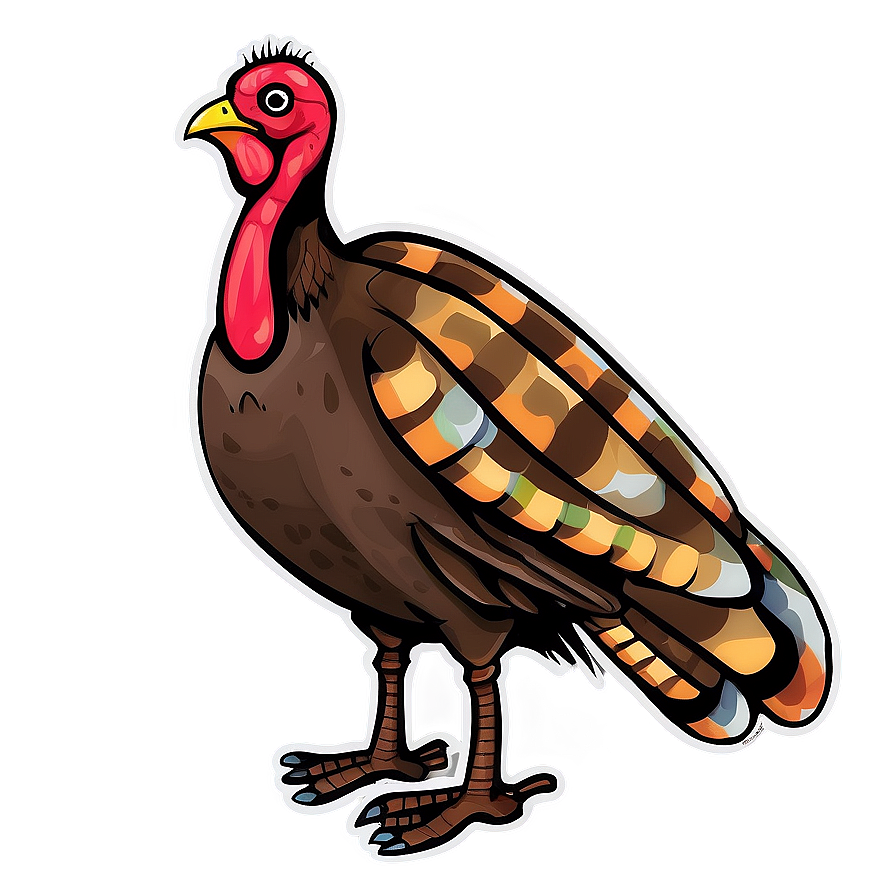 Hand Drawn Turkey Png 05032024