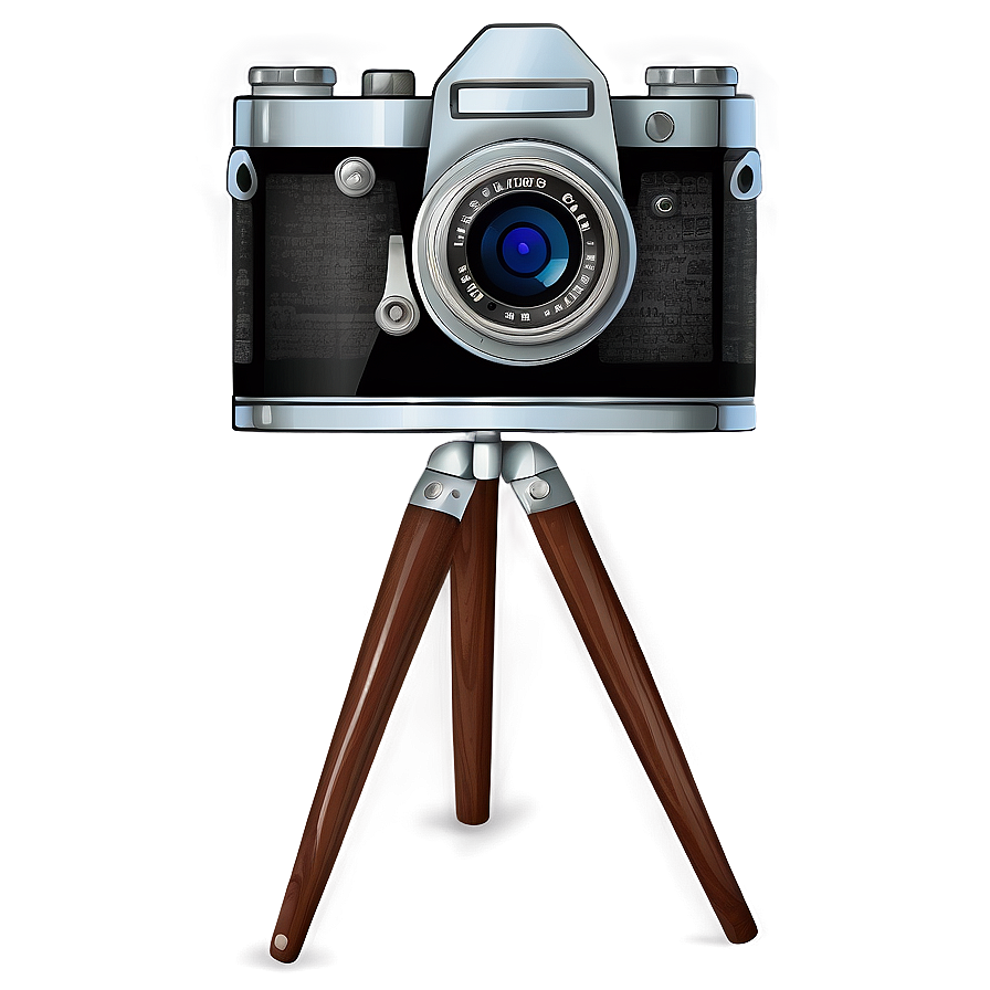 Hand-drawn Vintage Camera Png Pxn