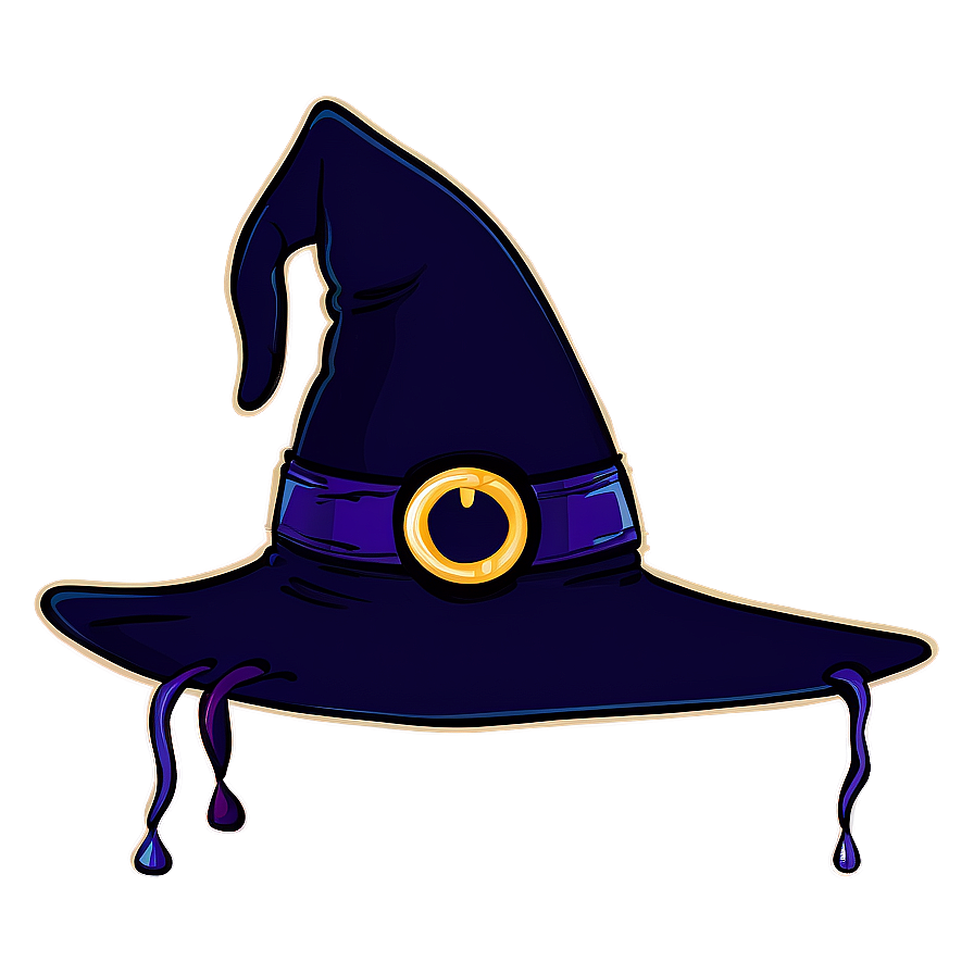 Hand Drawn Witches Hat Png Svh