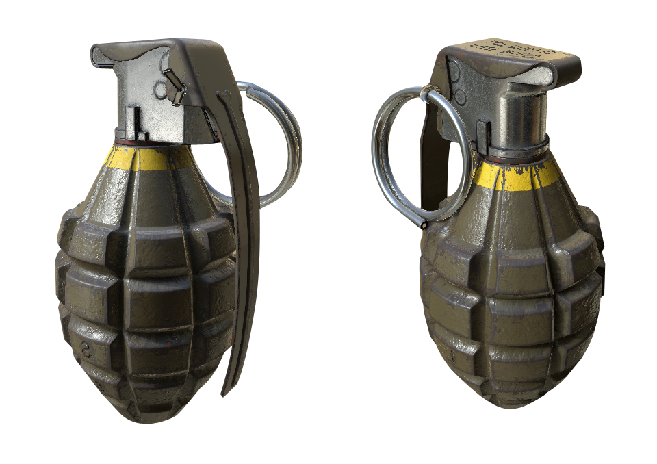 Hand Grenade Dual Views