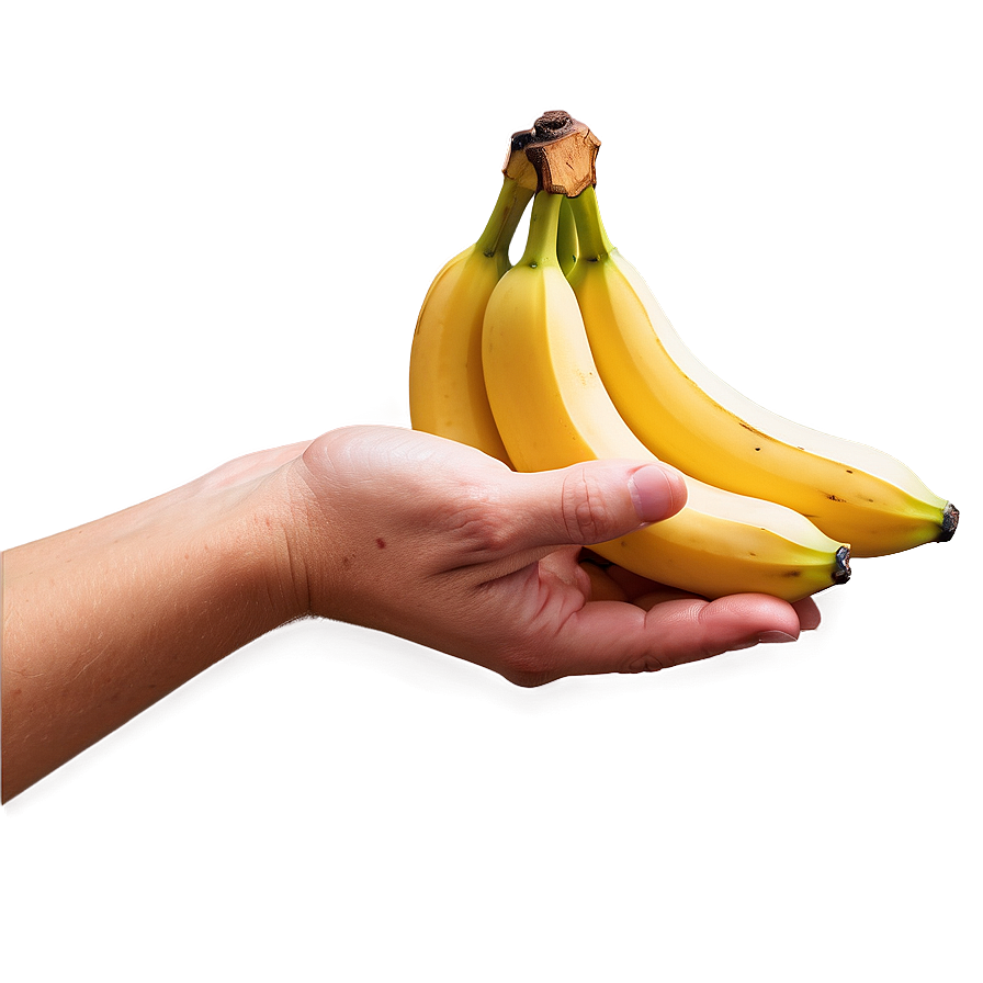 Hand Holding Banana Png 05042024