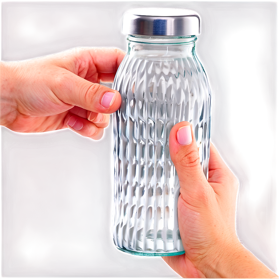 Hand Holding Bottle Png Ful