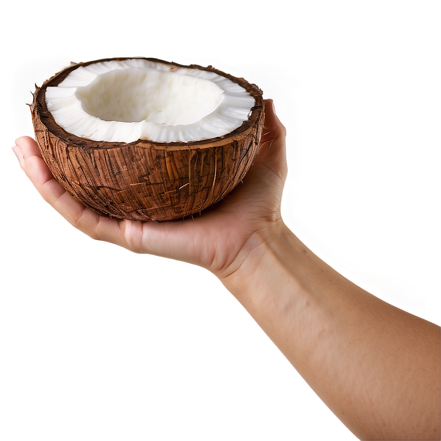 Hand Holding Coconut Png Oiq71