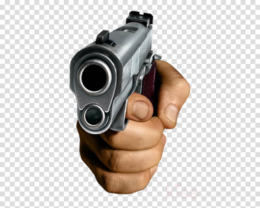 Hand Holding Gun Transparent Background