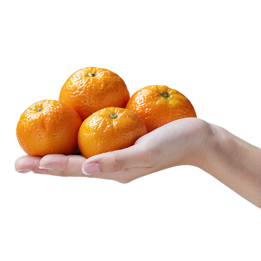 Hand Holding Mandarin Png 56