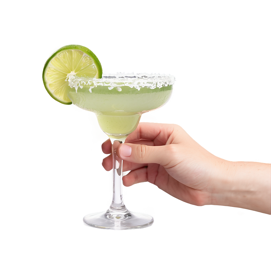 Hand Holding Margarita Glass Png 28